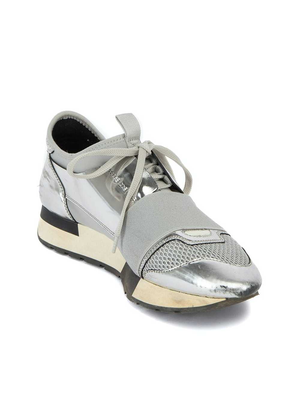 Balenciaga Sliver Race Runner Trainers - image 2