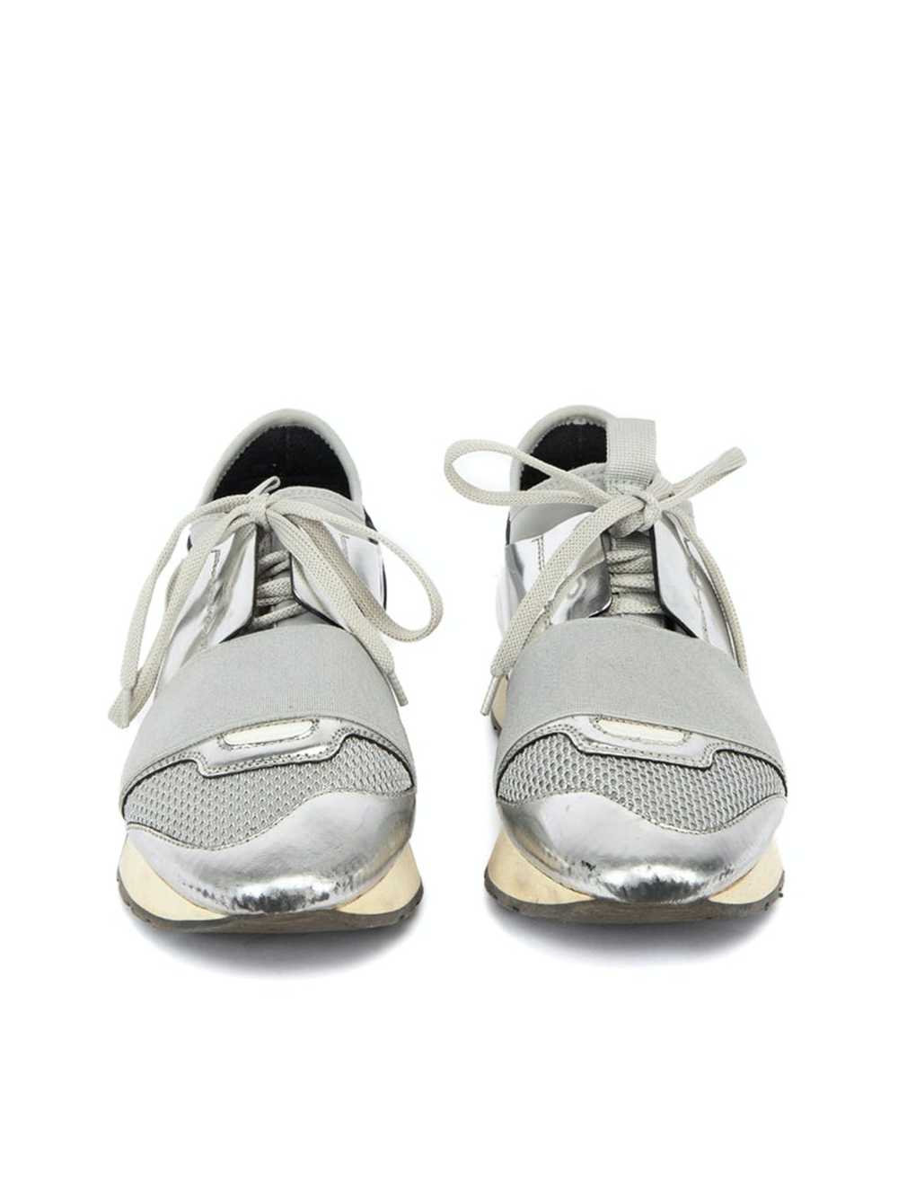 Balenciaga Sliver Race Runner Trainers - image 3