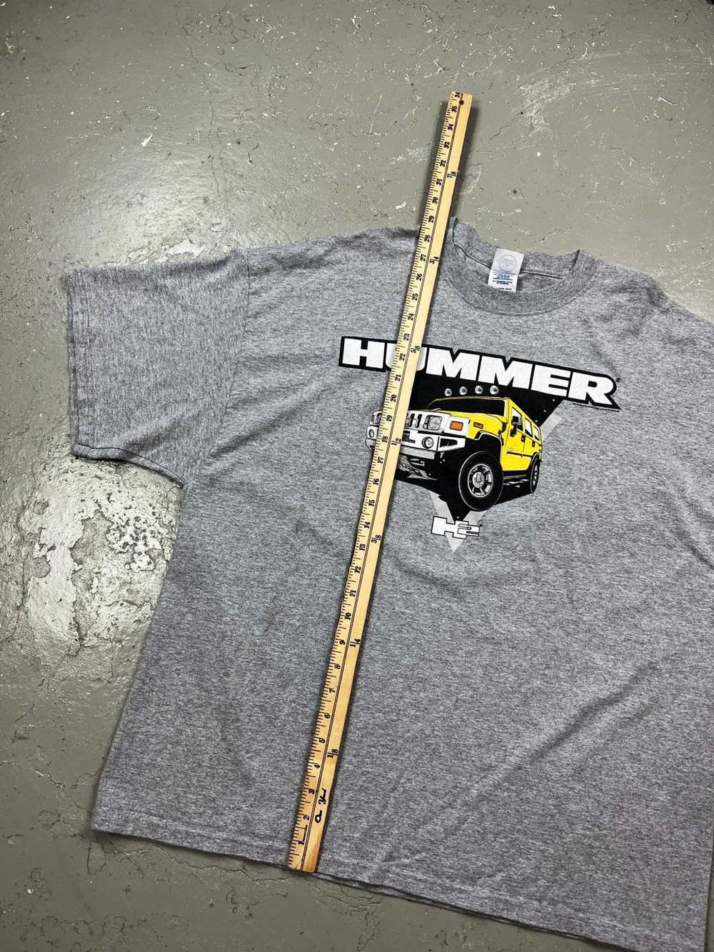 Vintage Hummer H2 Shirt Grey Yellow Size 2XL - image 5