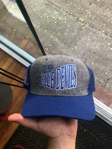 Vintage Nutmeg Duke Blue Devils Wool Style Snapba… - image 1