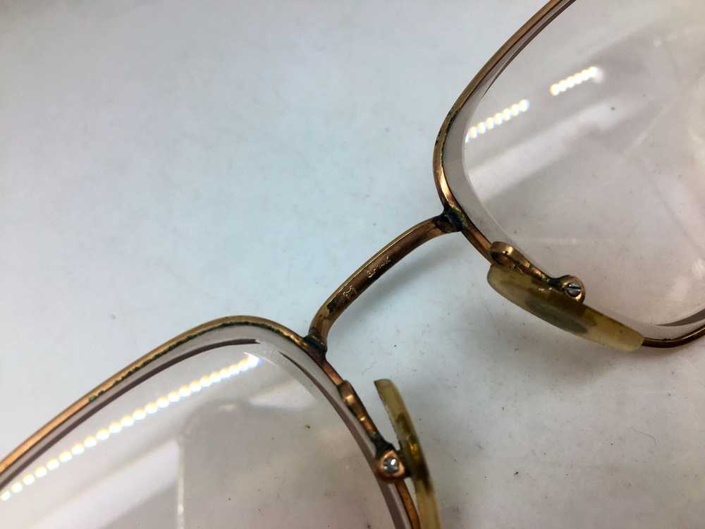 Vintage Vintage Morel 14 KGF Eyeglasses Frame Mad… - image 5