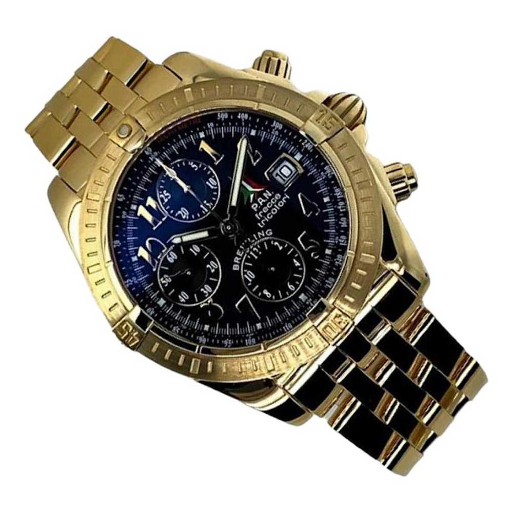 Breitling Chronomat yellow gold watch - image 1