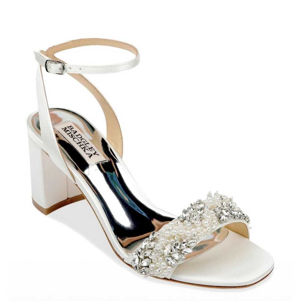 Badgley Mischka Glitter heels - image 5