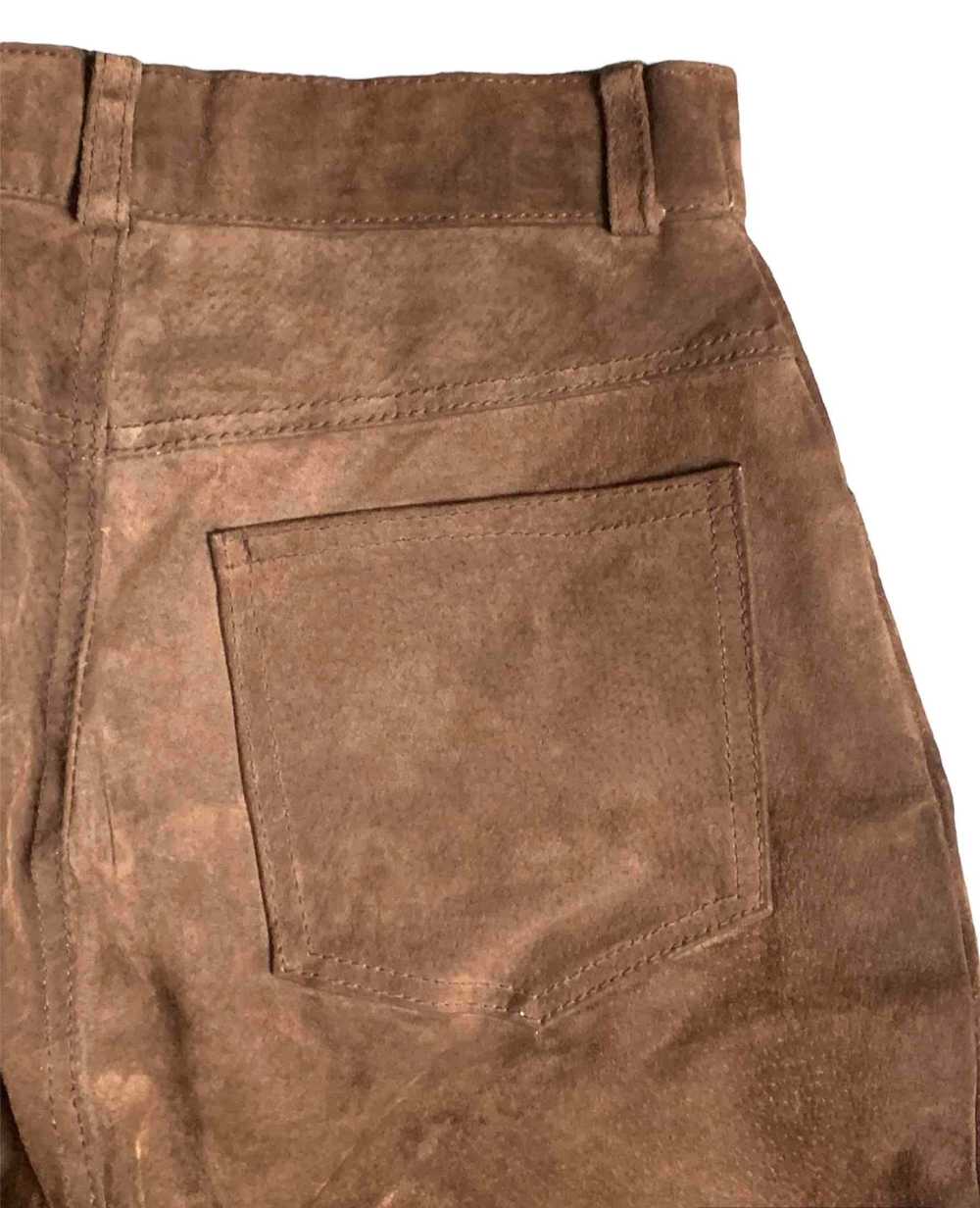 Leather trousers - Vintage Naf-Naf leather pants … - image 5
