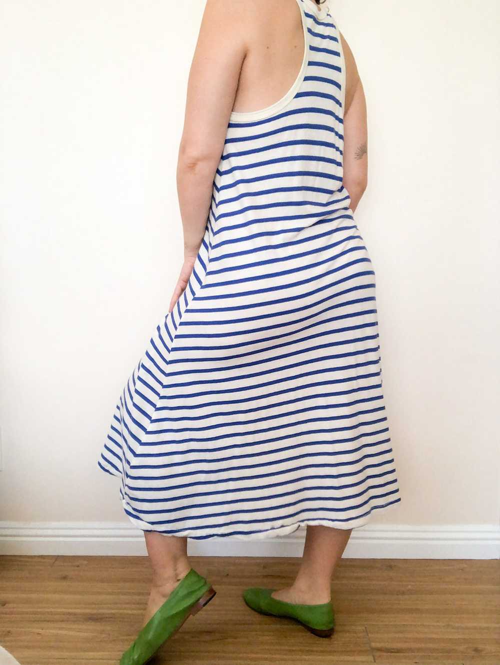 The Great Swing Stripe Tank Dress - image 3