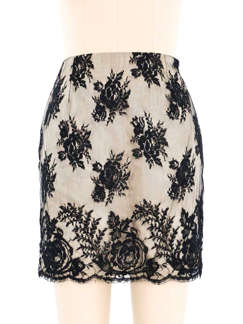 Christian Lacroix Lace Overlay Skirt - image 1