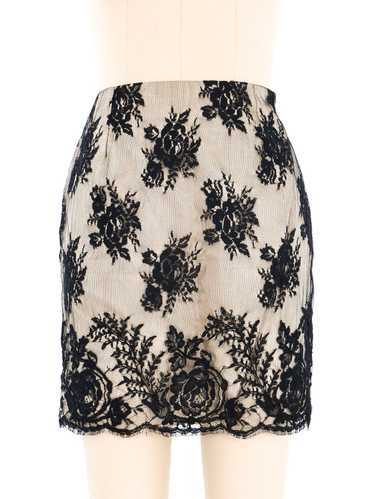 Christian Lacroix Lace Overlay Skirt