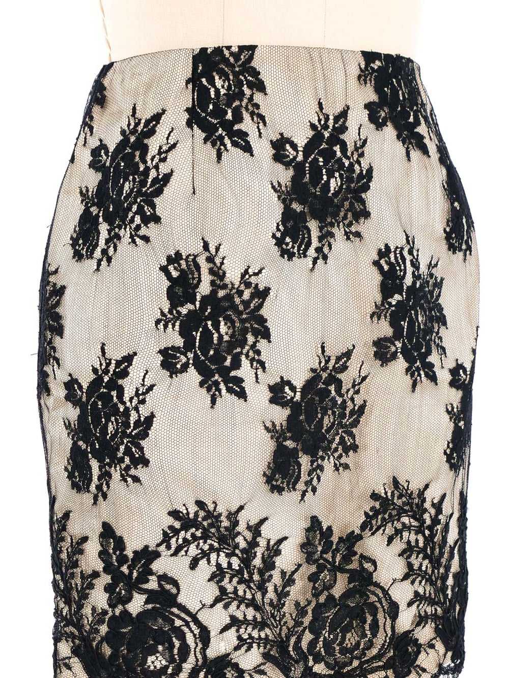 Christian Lacroix Lace Overlay Skirt - image 2