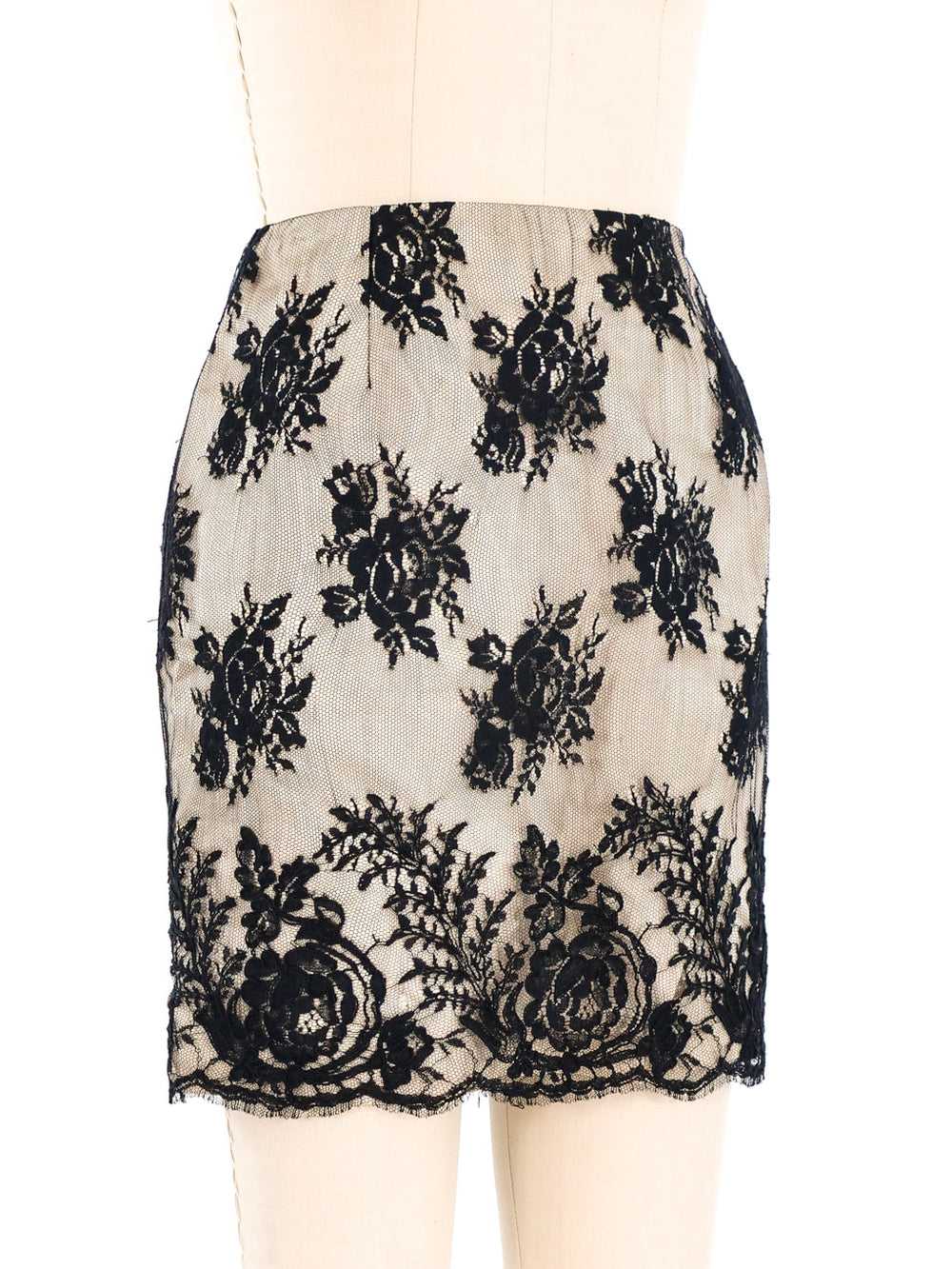 Christian Lacroix Lace Overlay Skirt - image 3