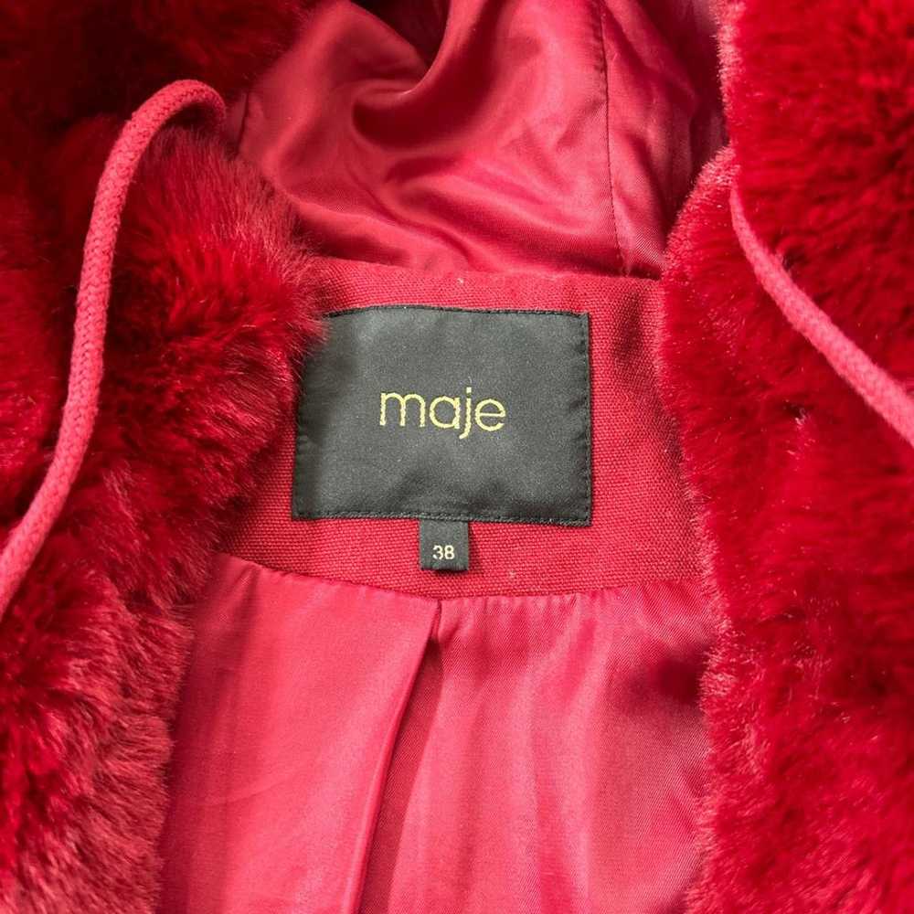 Maje Faux fur jacket - image 4