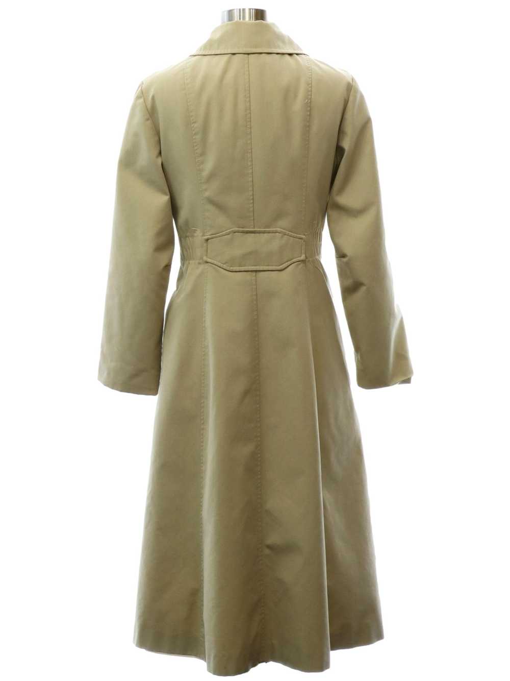 1970's Womens Mod Overcoat Trenchcoat Jacket - image 3