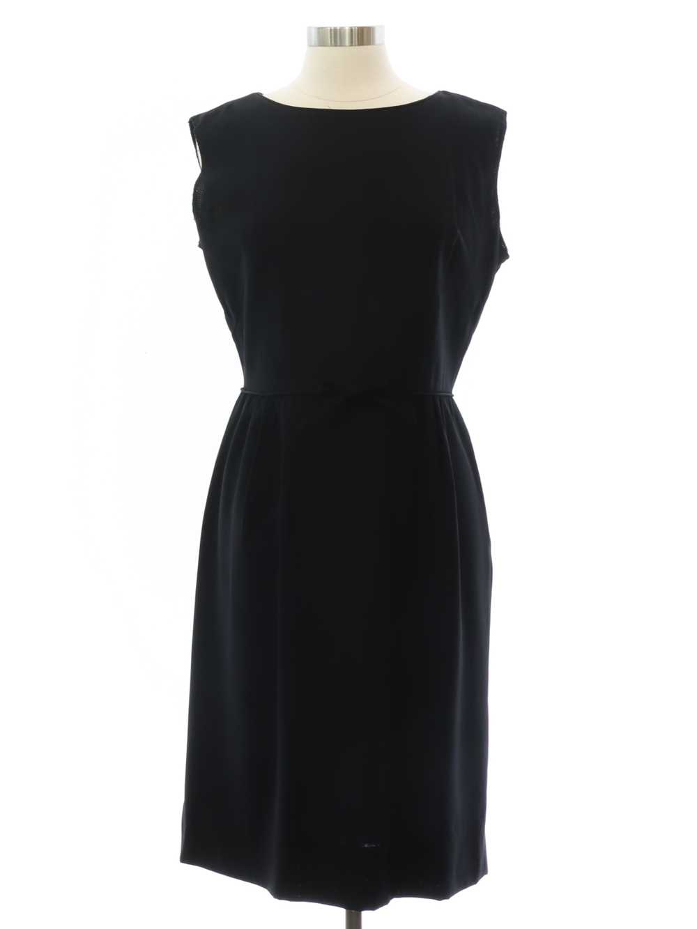 1960's Little Black Sheath Dress - Gem