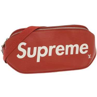 LOUIS VUITTON Supreme Epi Bum Bag Body Bag Leather Red M53418 Purse NZ2117