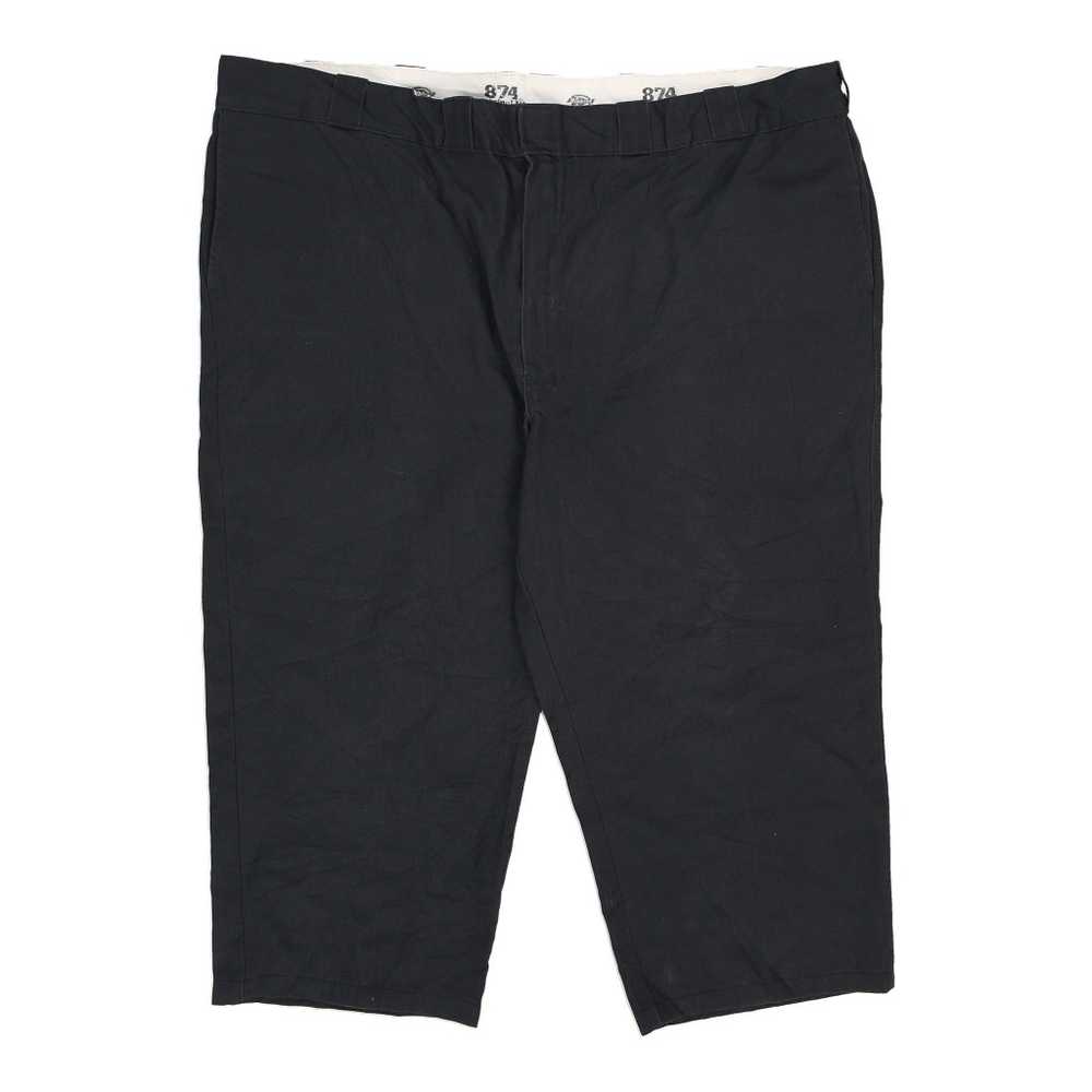 874 Dickies Trousers - 49W 32L Black Cotton Blend - image 1