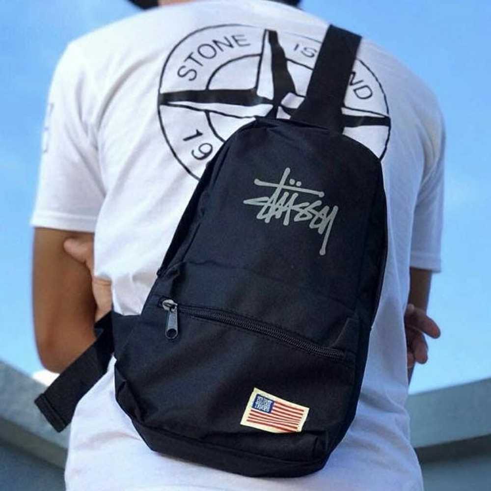 Streetwear × Stussy Stussy Troops Crossbody Bag C… - image 1