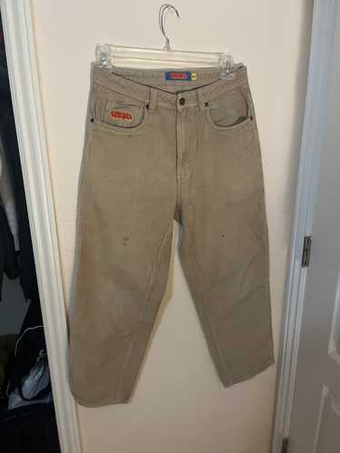 Empyre Relaxed Loose Fit Skate Light Brown Corduroy Pants Size 38 Inseam 27