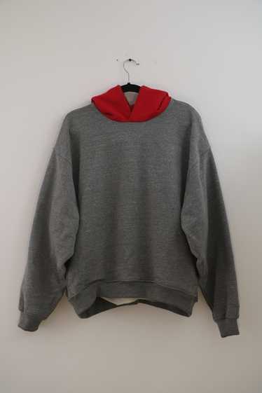 Fear of God Red Contrast Hoodie - GREY