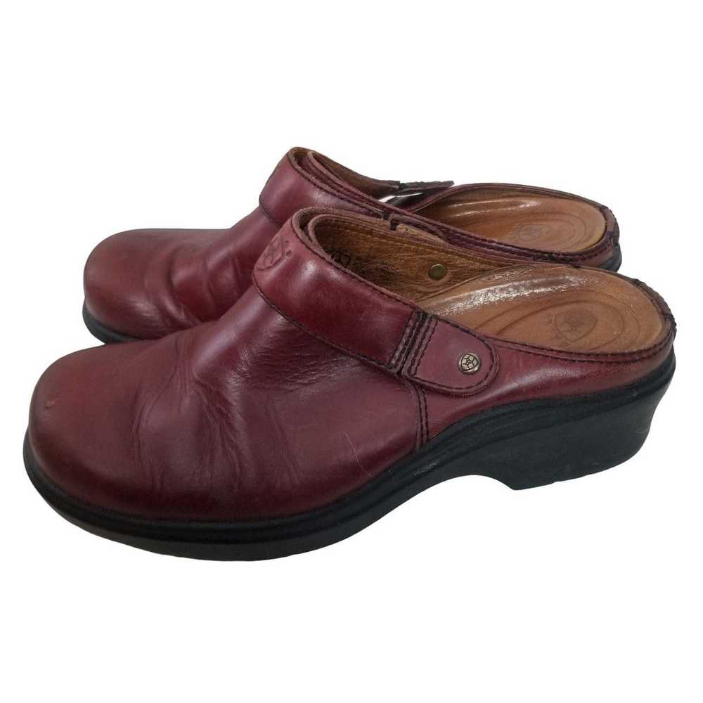 Ariat Ariat 9B Leather Slip On Sling Back Clogs S… - image 5