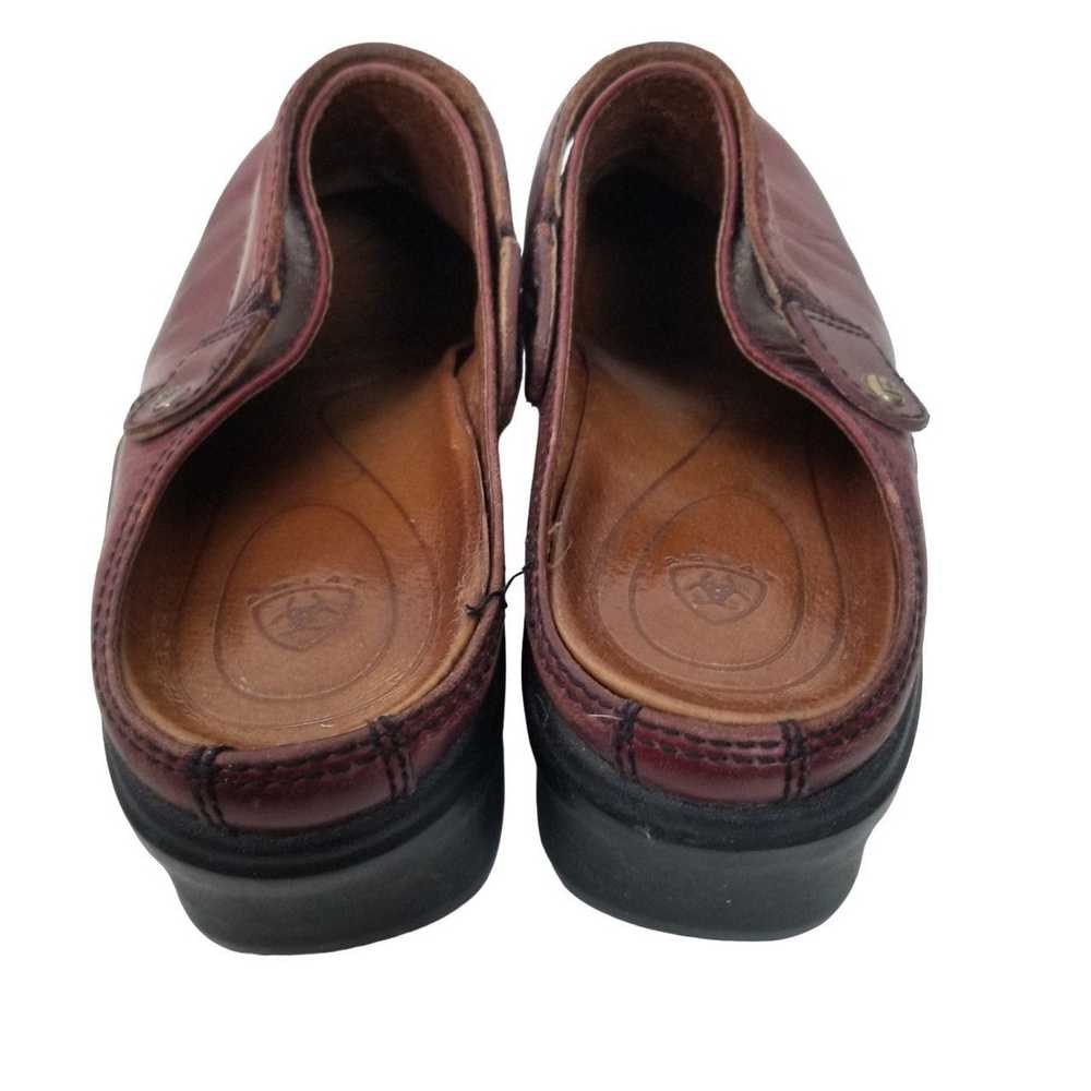 Ariat Ariat 9B Leather Slip On Sling Back Clogs S… - image 6