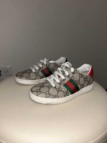 Gucci Gucci Ace GG Supreme Kids 'Beige Green'