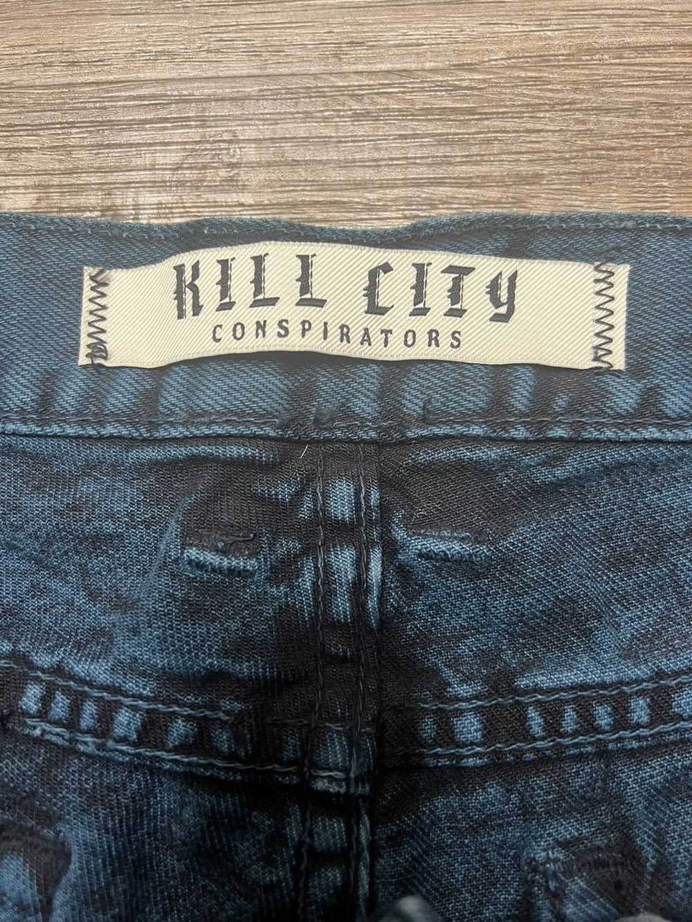 Kill City kill city black/blue stonewashed jeans … - image 3