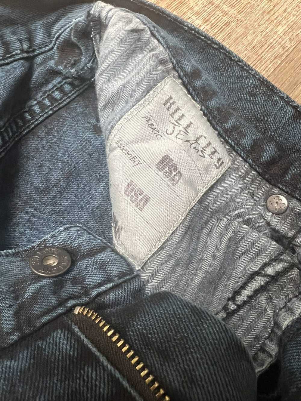 Kill City kill city black/blue stonewashed jeans … - image 5