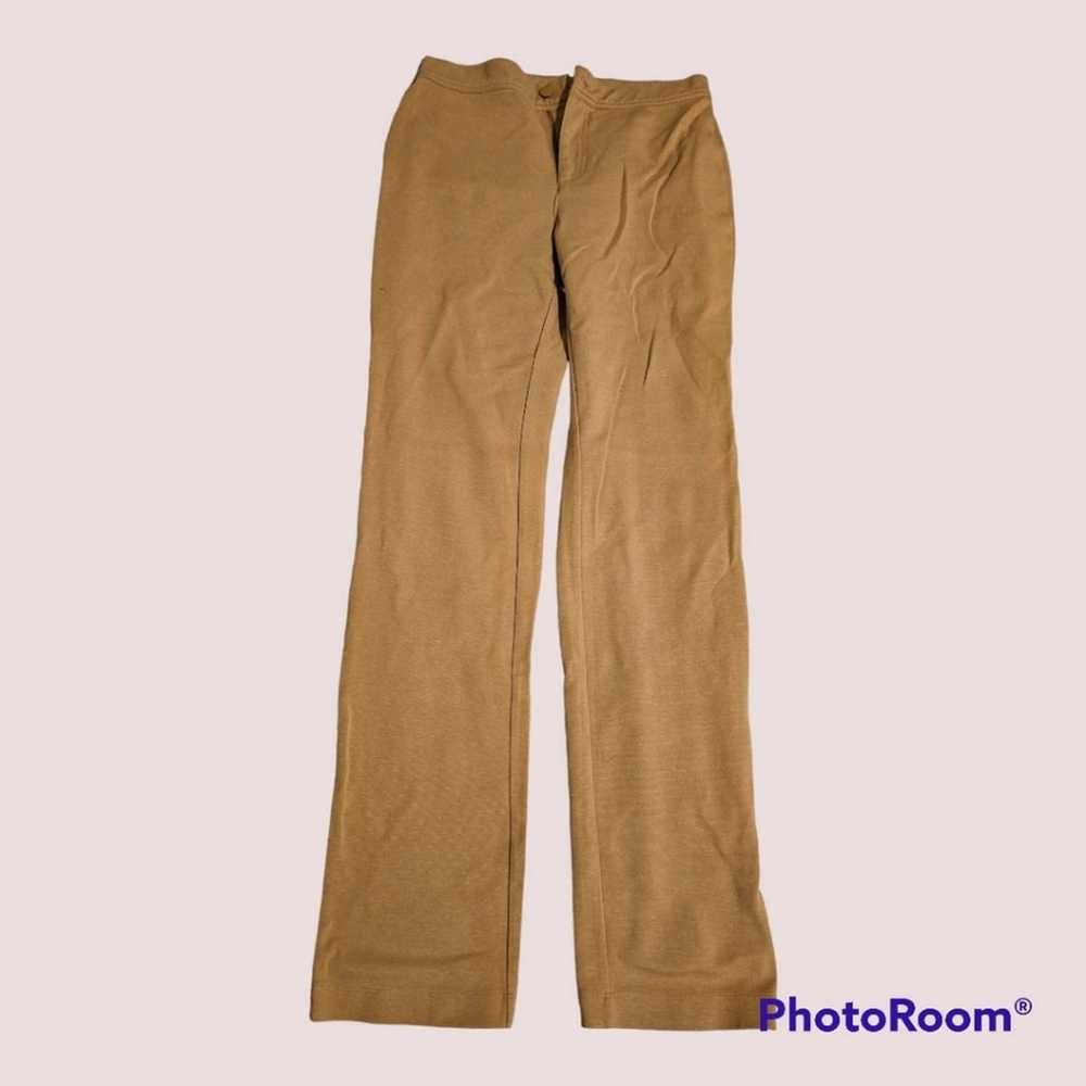 Isaac Mizrahi Isaac Mizrahi khaki stretch trouser… - image 1