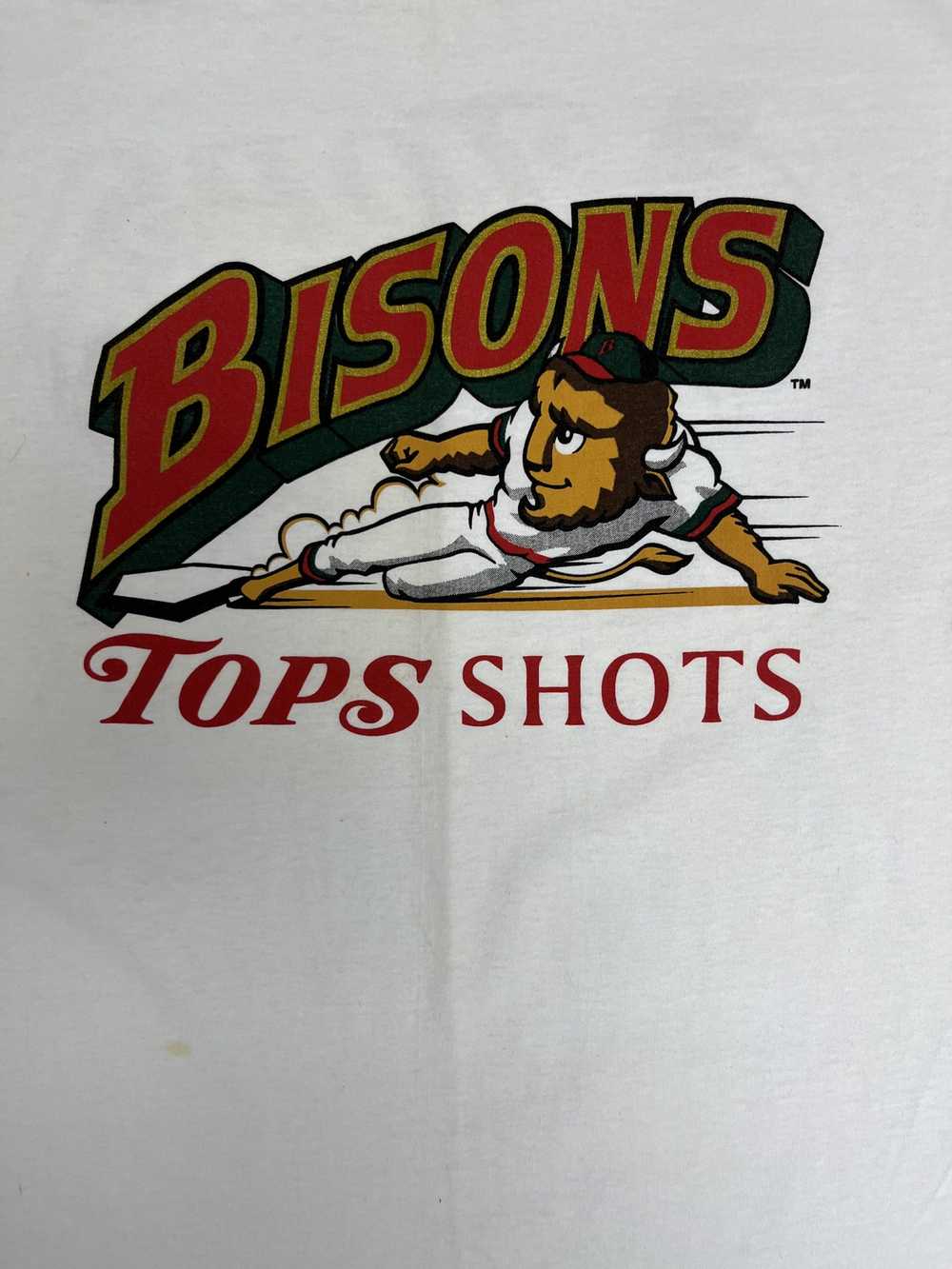 Vintage Buffalo Bisons Vintage MiLB White T-Shirt… - image 2