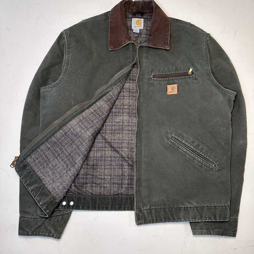 Carhartt × Vintage Carhartt Detroit jacket j97 mo… - image 2