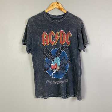 Ac/Dc × Band Tees DISTRESSED🔥ACDC FLY ON THE WAL… - image 1