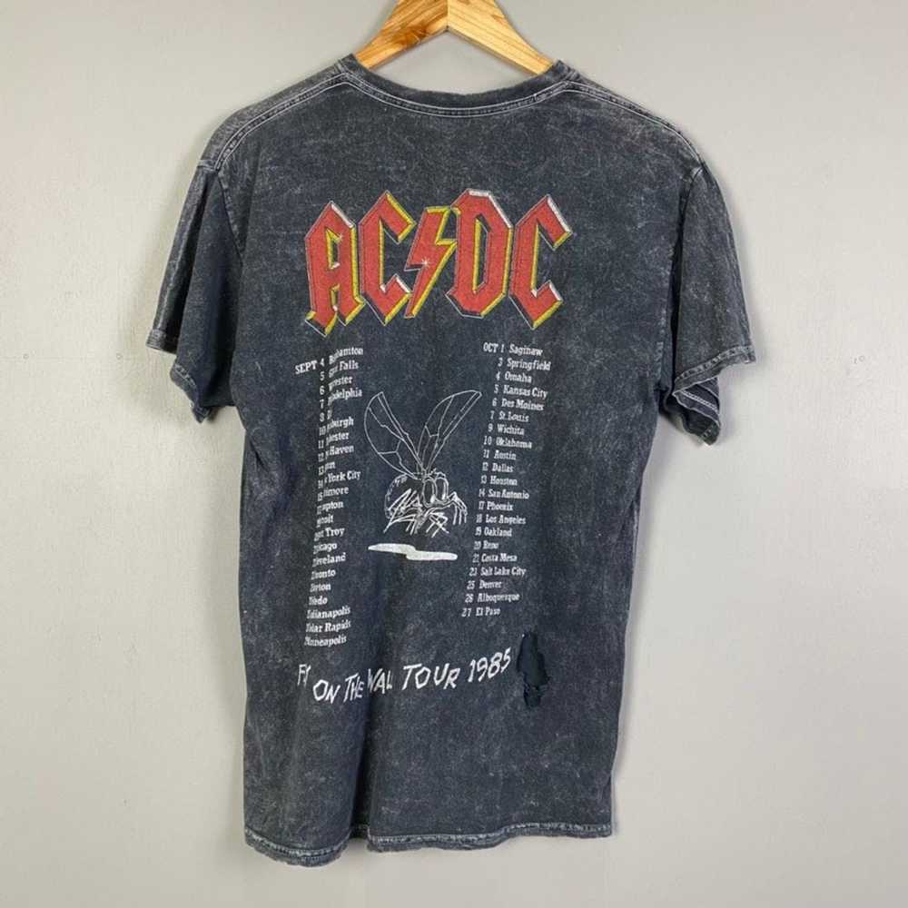 Ac/Dc × Band Tees DISTRESSED🔥ACDC FLY ON THE WAL… - image 2