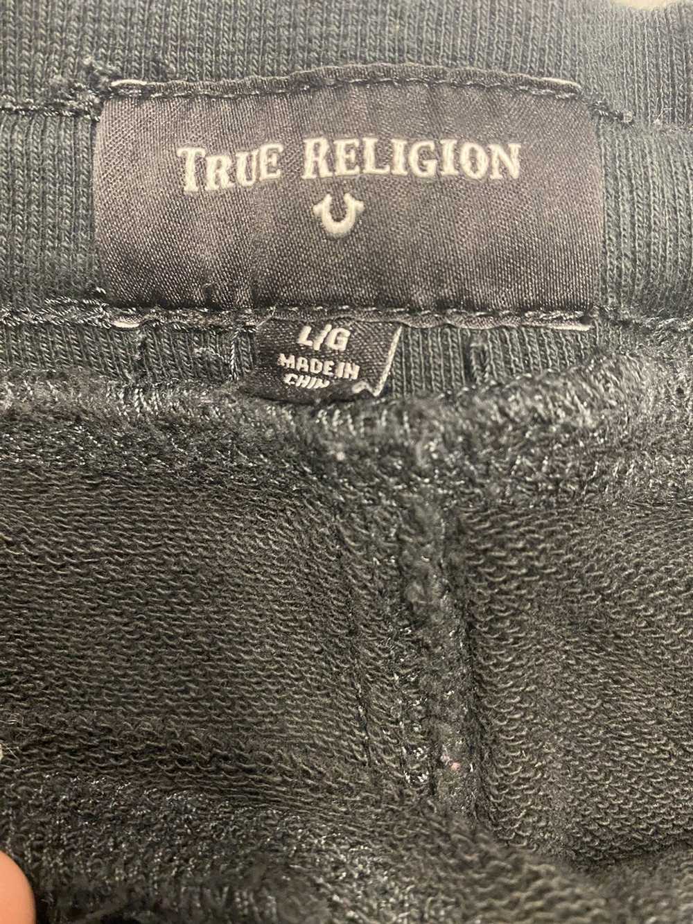 True Religion Black Red Stitch True Religion Cut … - image 4