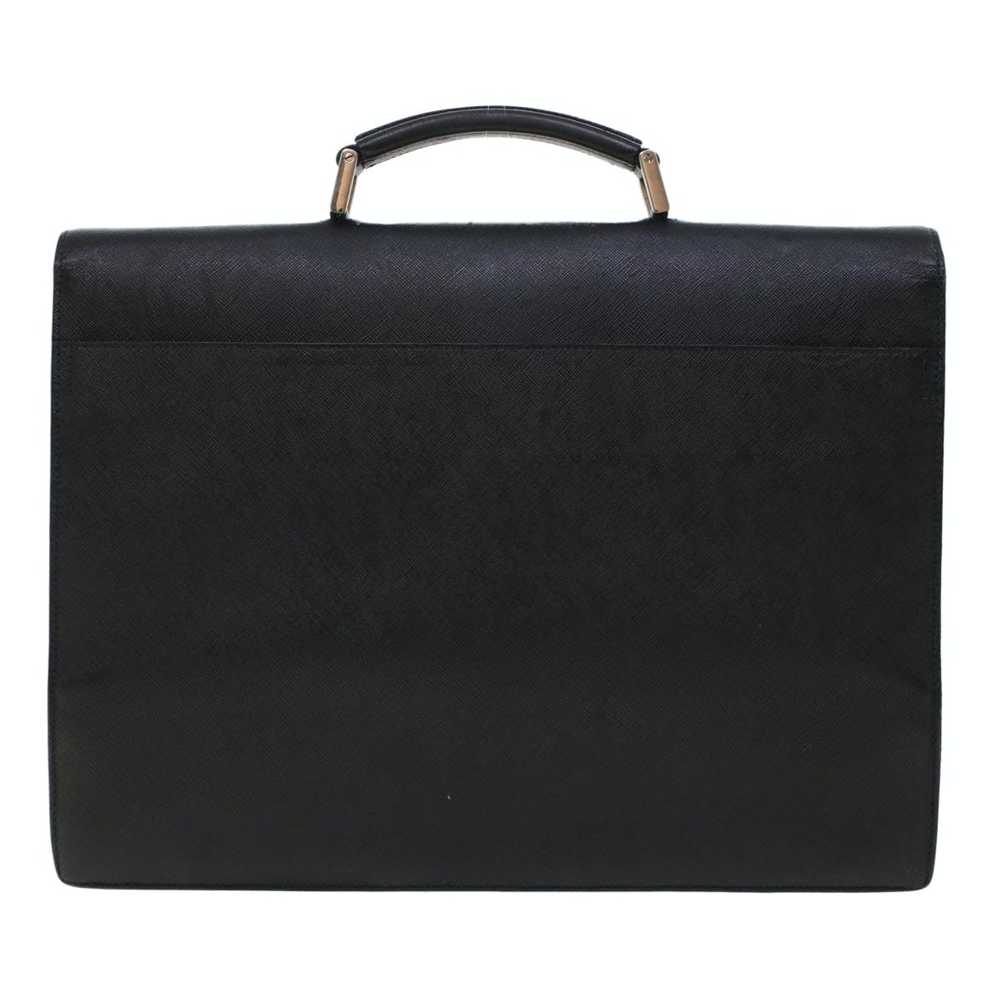 Prada PRADA Hand Bag Safiano leather Black Auth a… - image 2