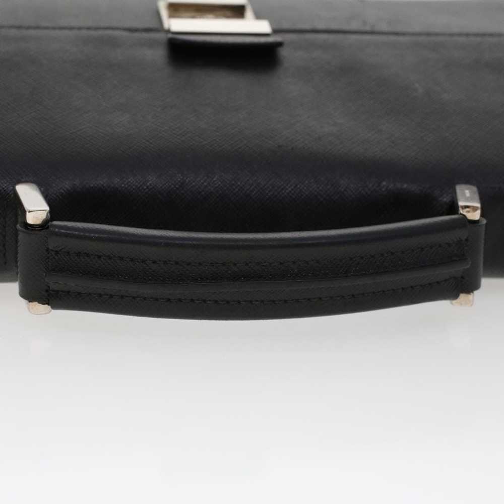 Prada PRADA Hand Bag Safiano leather Black Auth a… - image 7
