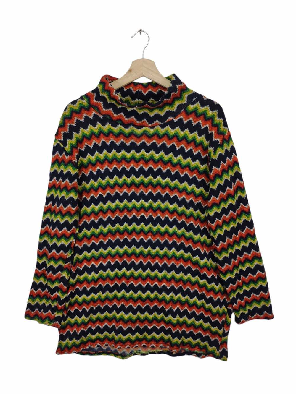 Aran Sweater Market × Japanese Brand × Rainbow Vi… - image 1