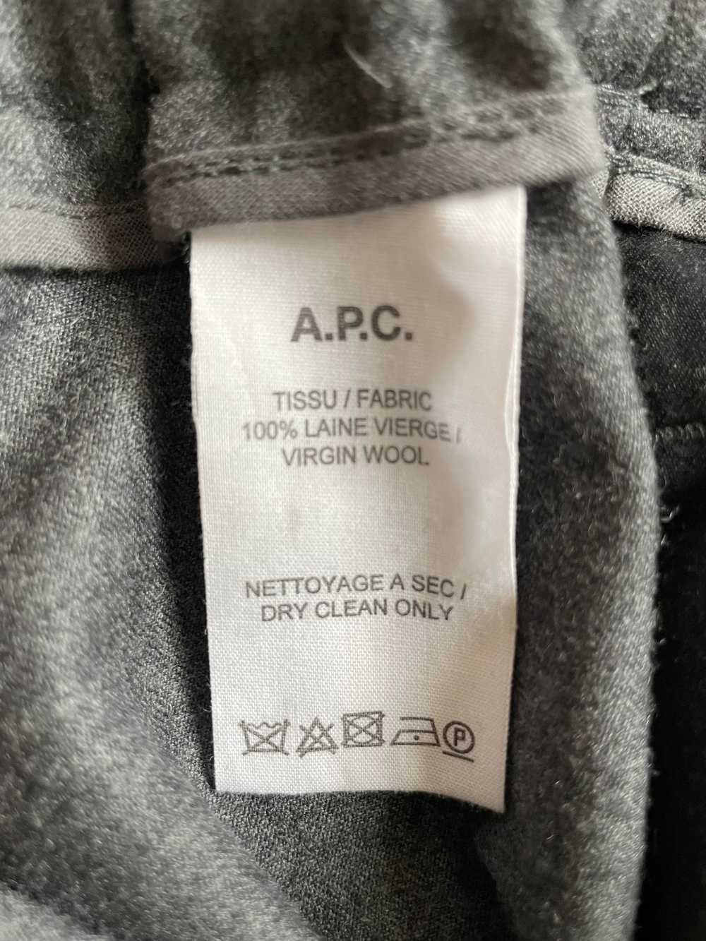A.P.C. Virgin Wool Cropped Trousers - image 3