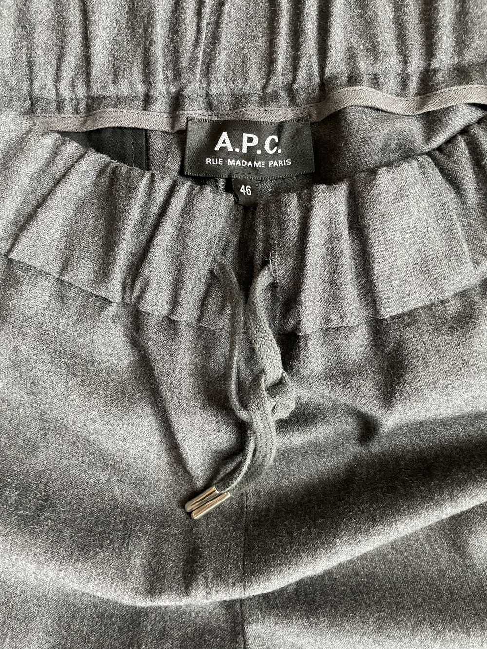 A.P.C. Virgin Wool Cropped Trousers - image 4