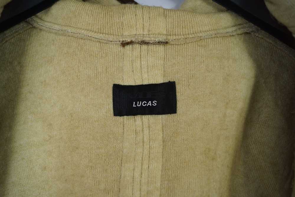 Designer Vintage MB Lucas Vif Patches Fleece Hood… - image 6