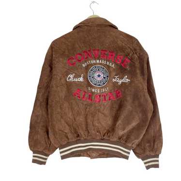 CONVERSE Suede Leather Stadium Jacket