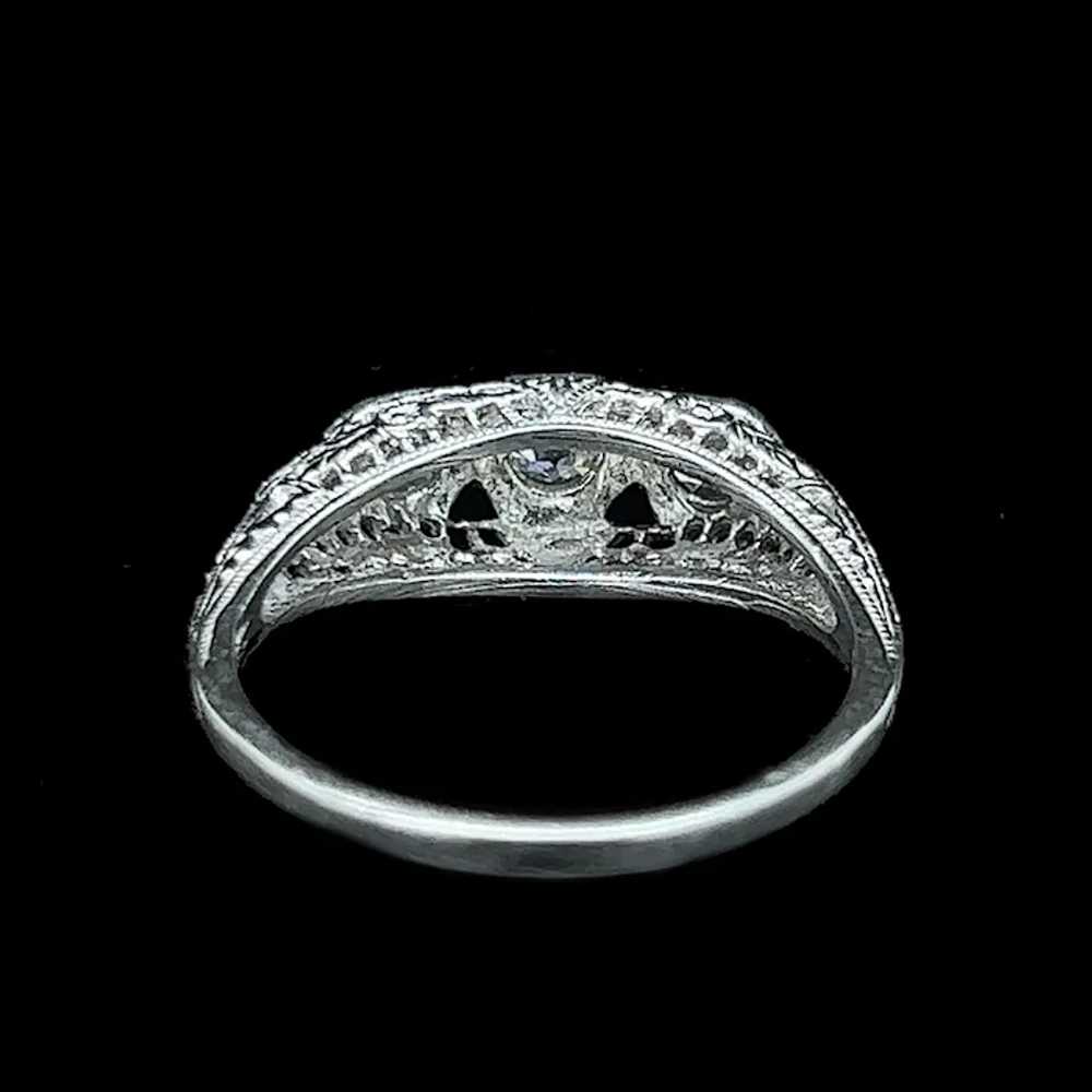 .65ct. T.W. Diamond Vintage Engagement - Fashion … - image 3