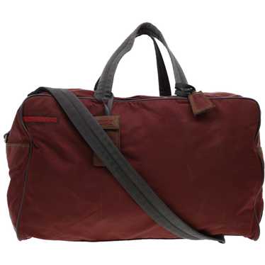 Prada pouch nylon 2Set Red Brown Auth bs6983 ref.1022436 - Joli Closet
