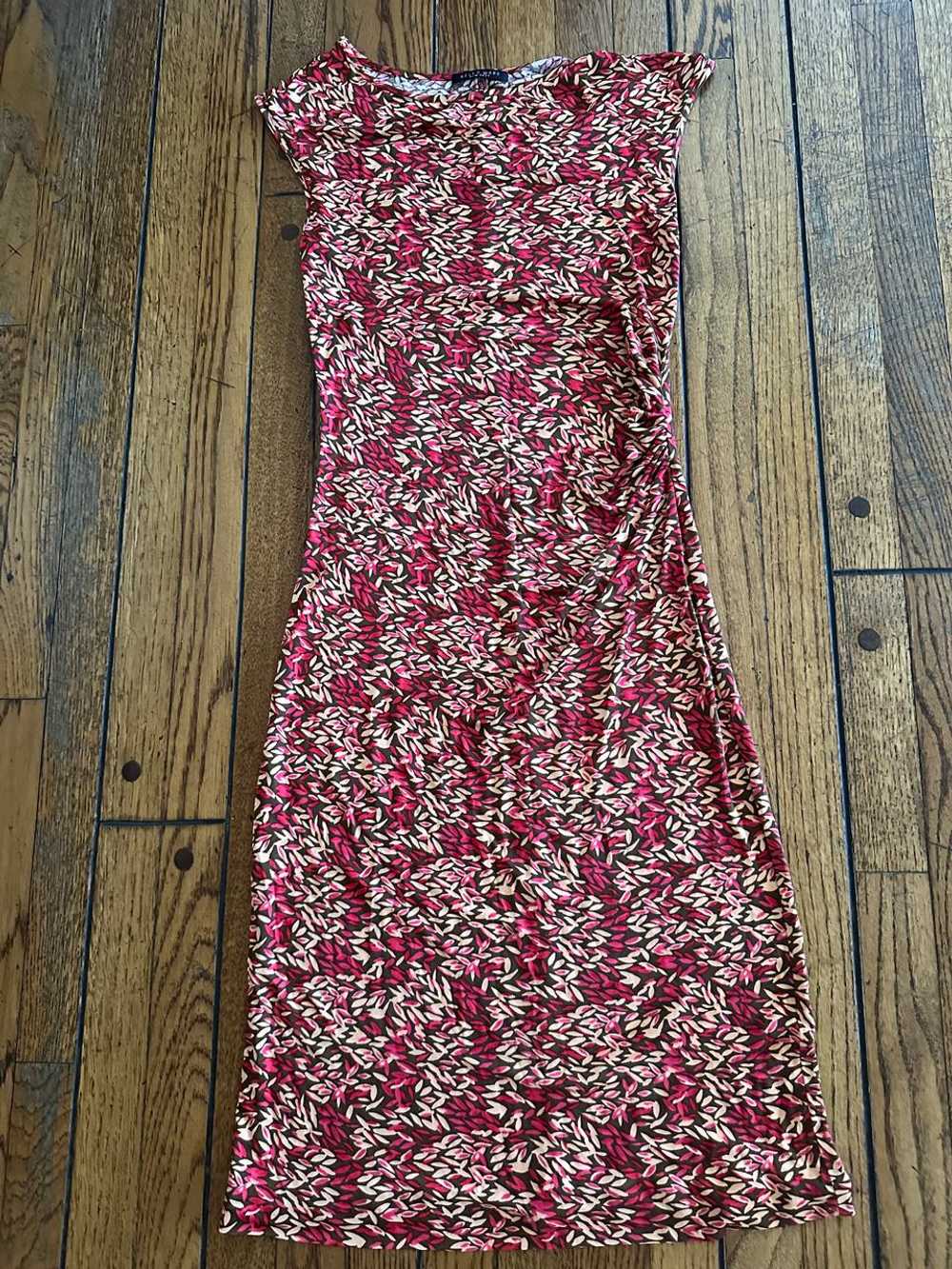 Y2K-era silk dress with ruching (XS) | Used,… - image 1