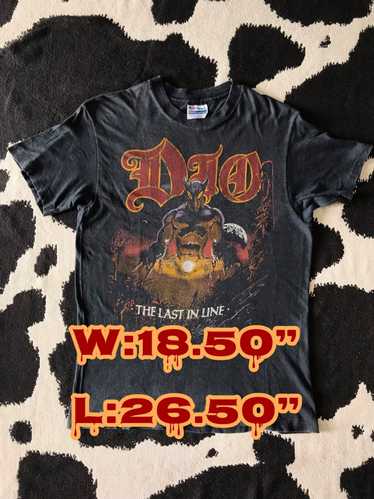 Band Tees × Made In Usa × Vintage 1984 Dio The Las