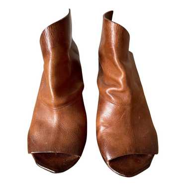 Marsèll Leather open toe boots - image 1