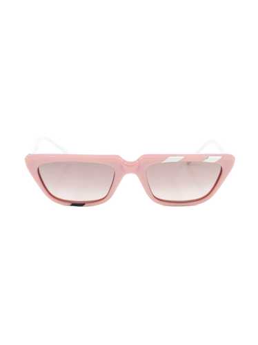 1980s Pastel Pink Rectangular Sunglasses