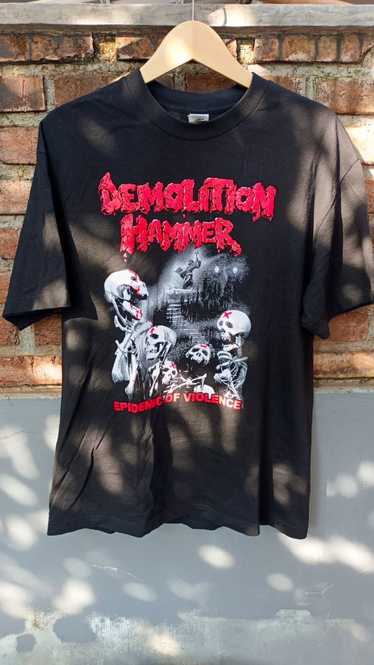 Band Tees × Rock Tees Demolition Hammer