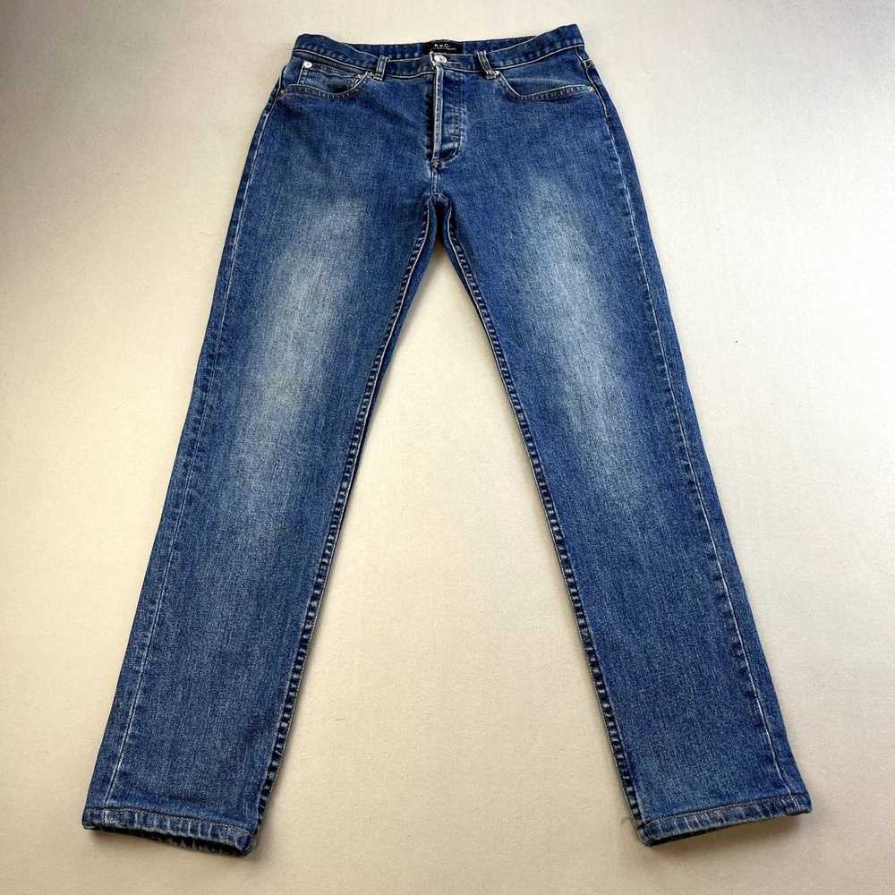 A.P.C. APC Jeans Mens 30 Blue Denim Petit New Sta… - image 1