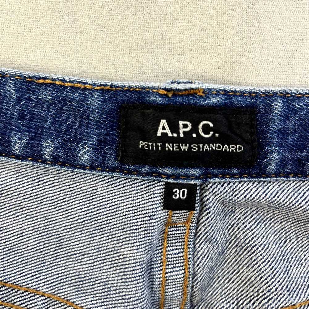 A.P.C. APC Jeans Mens 30 Blue Denim Petit New Sta… - image 7