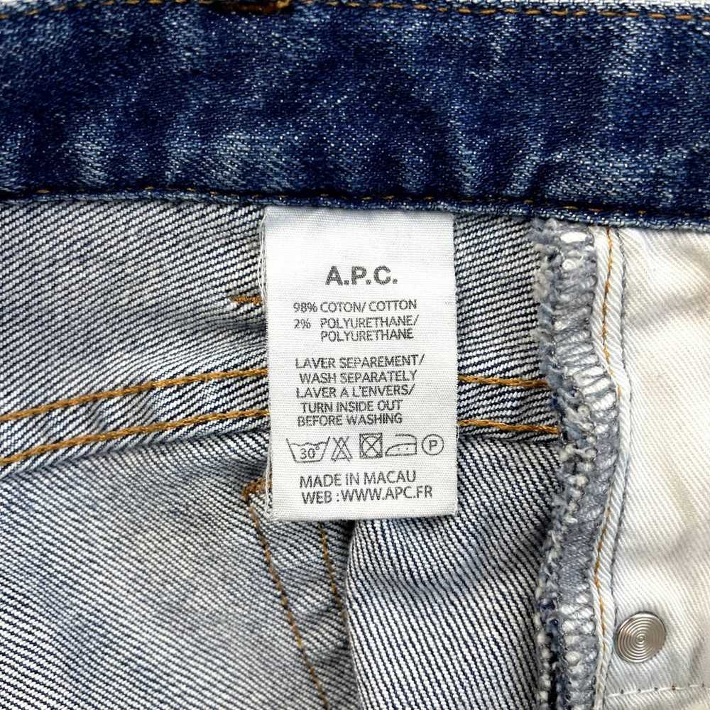 A.P.C. APC Jeans Mens 30 Blue Denim Petit New Sta… - image 8