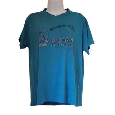 Vintage Vintage Single Stitch M Raisin Kids 88 US… - image 1